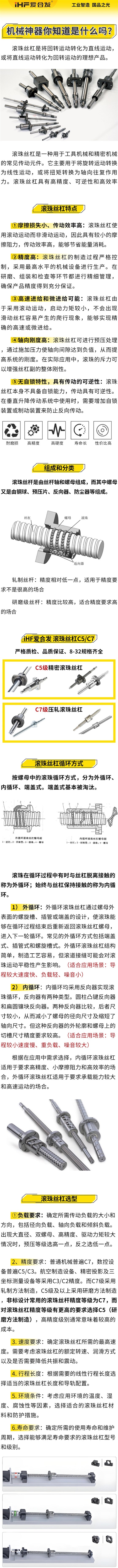 愛合發(fā)：機械神神器，滾珠絲杠循環(huán)方式